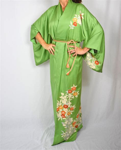 japanese silk kimono robe